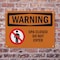 Signmission Spa Closed Do Not Enter OSHA Warning Sign, Plastic, 10in W x 7in L, 2PK OS-2PACK-WS-P-710-L-12837 - alternate 4